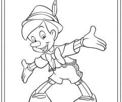 Pinocchio coloriage