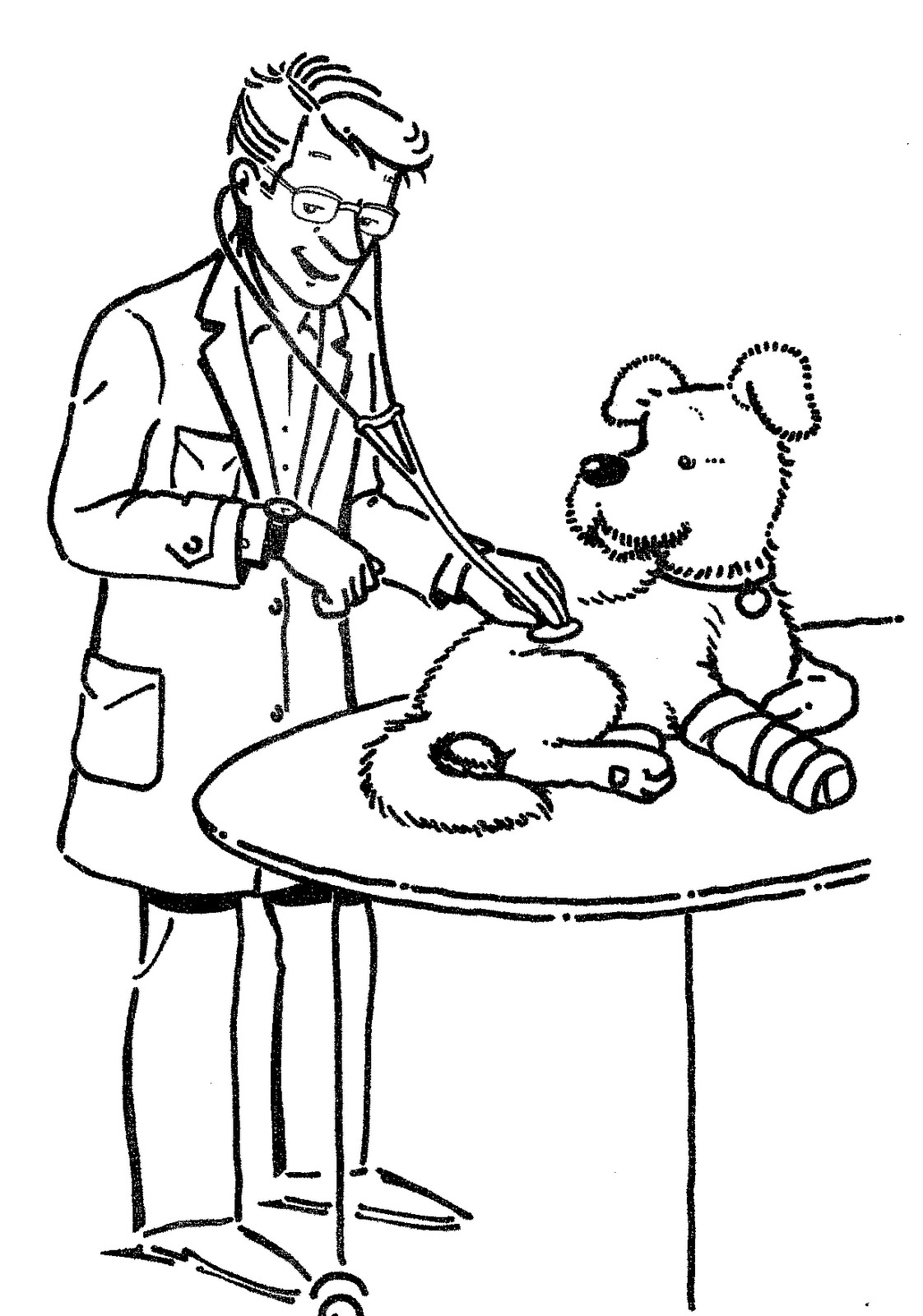 Coloriage vétérinaire