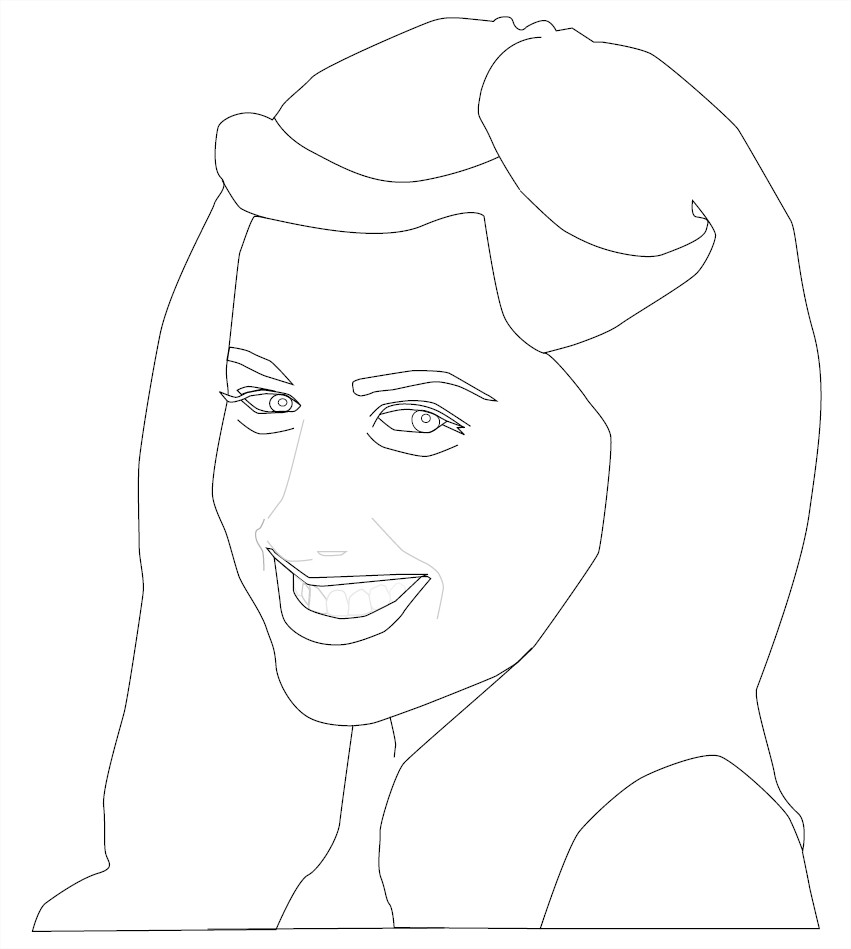 Coloriage Ashley Tisdale