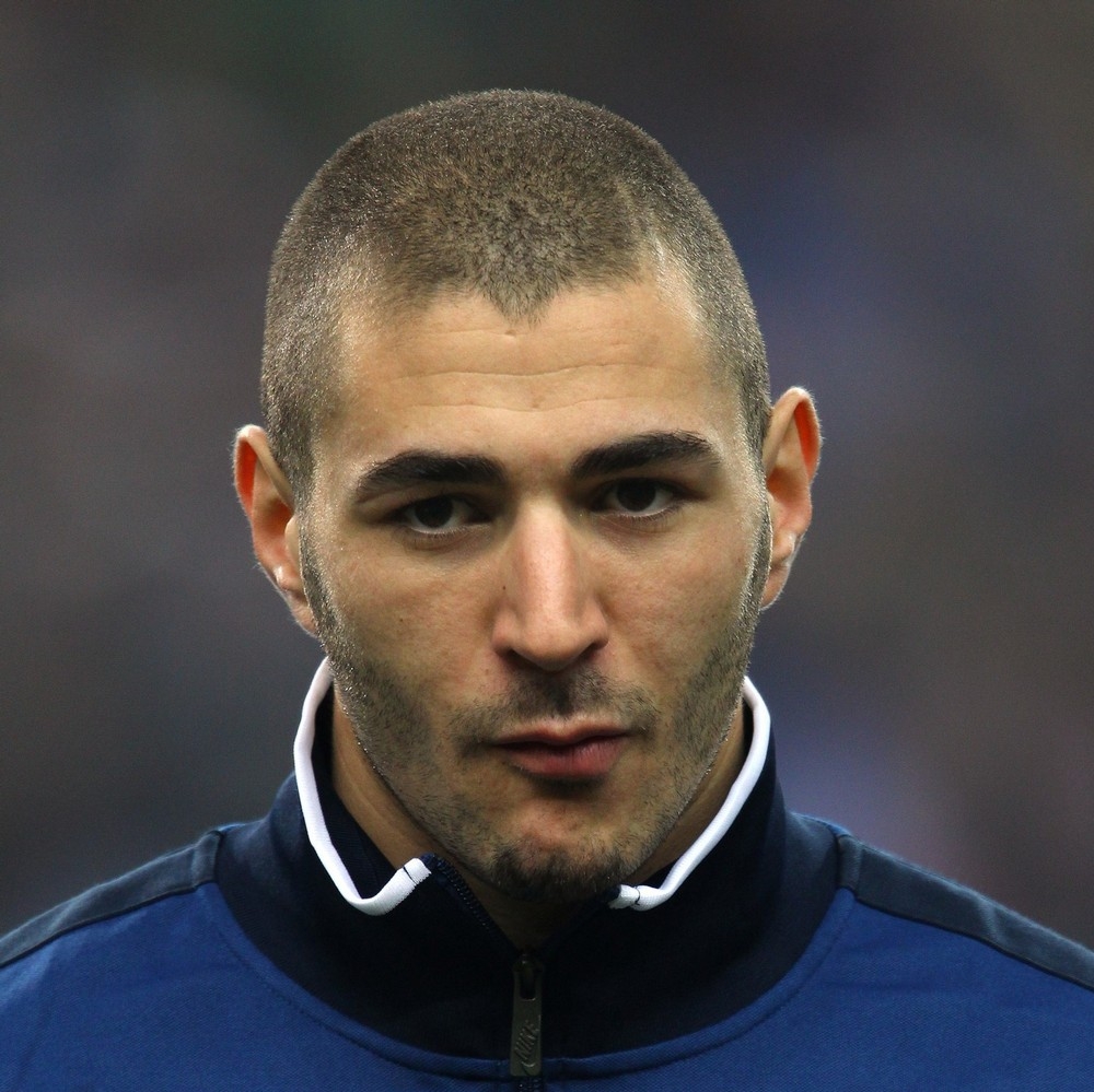 Karim Benzema visage