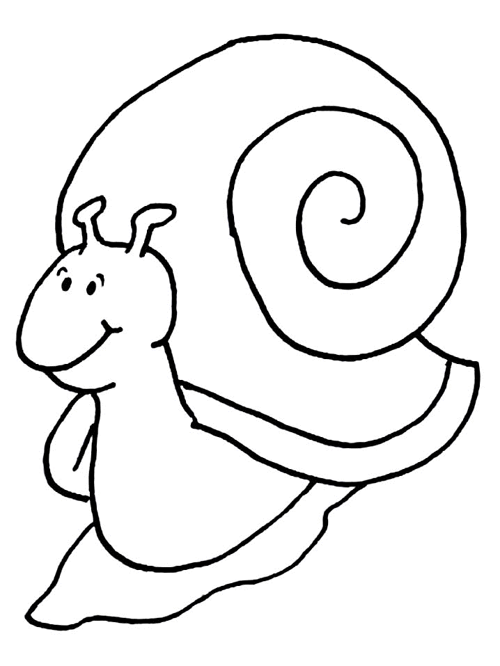 Coloriage escargot