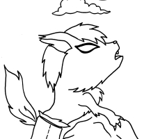 Coloriage Loup-Garou