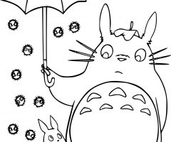 Coloriage Totoro